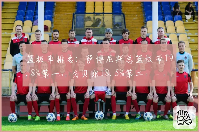 篮板率排名：萨博尼斯总篮板率19.8%第一，戈贝尔18.5%第二